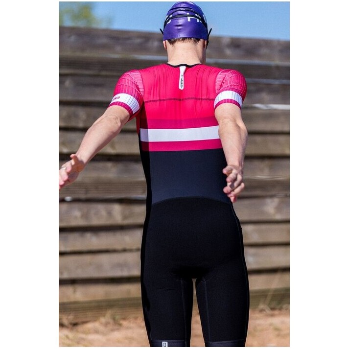 2026 HUUB Mens Tri Band Pro Tri Suit TRIBPTSBW - Burgandy / Wine